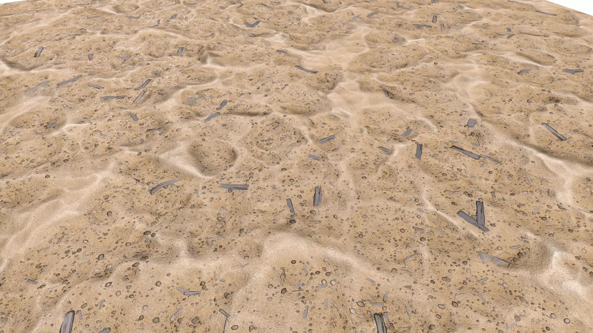 Sand Landscape 3D model_0