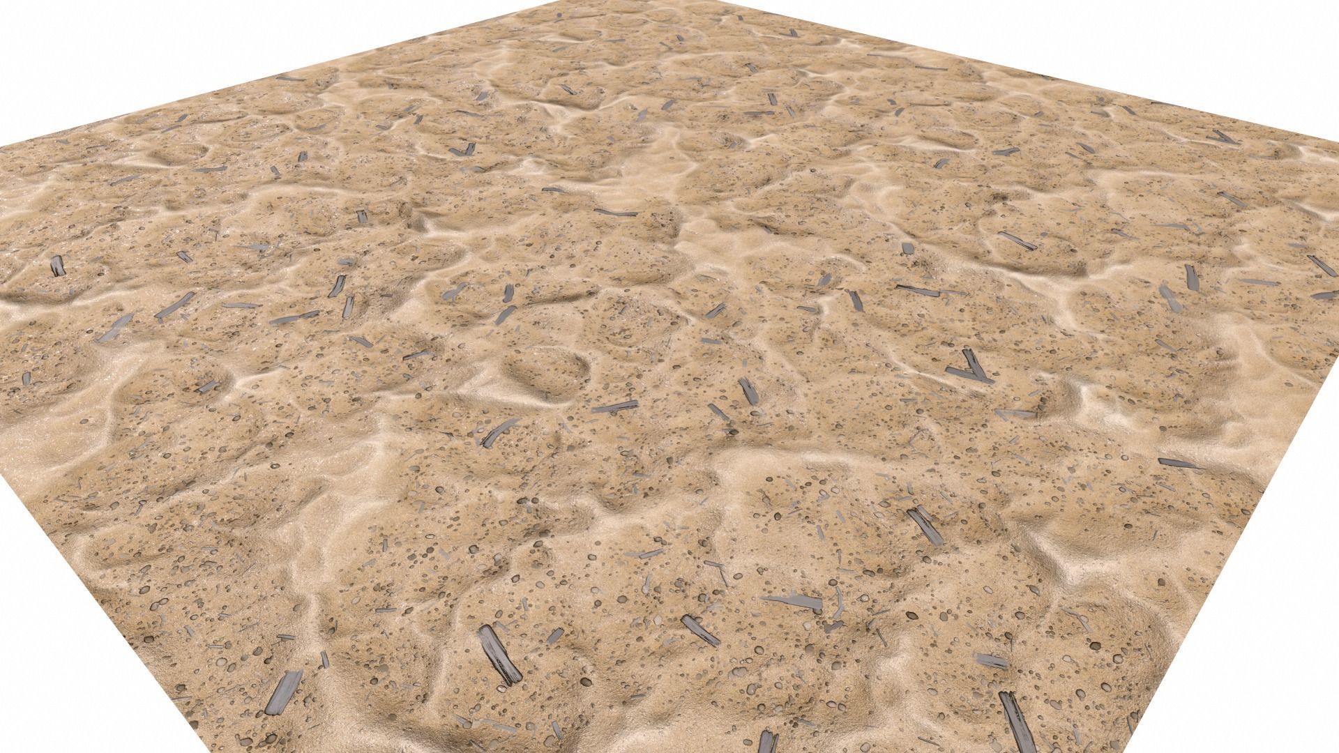 Sand Landscape 3D model_2