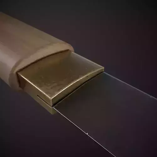 Wakizashi Japanese Sword Free low-poly 3D model