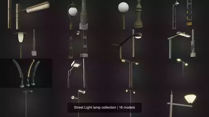 Street Light lamp collection 