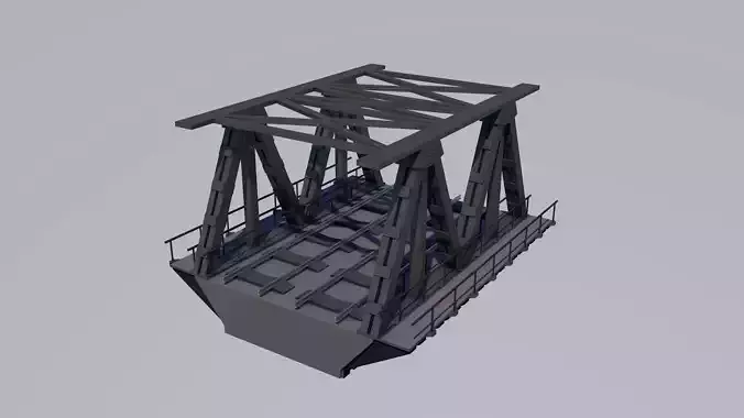 Railway bridge C4D