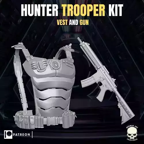 Hunter Trooper Kit for Action Figures