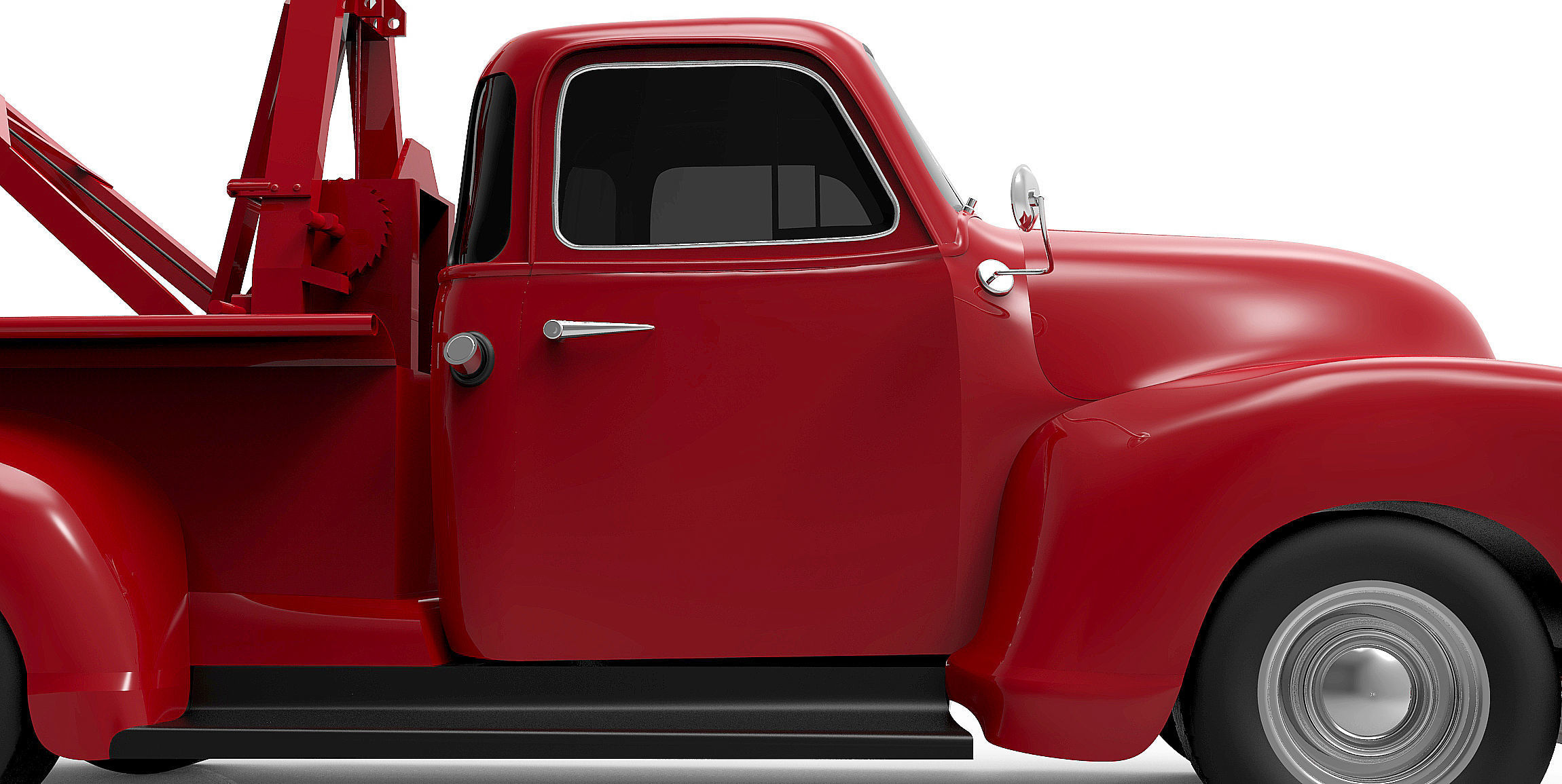 1953 CHEVROLET WRECKER 3100 TOW TRUCK  3D model_8