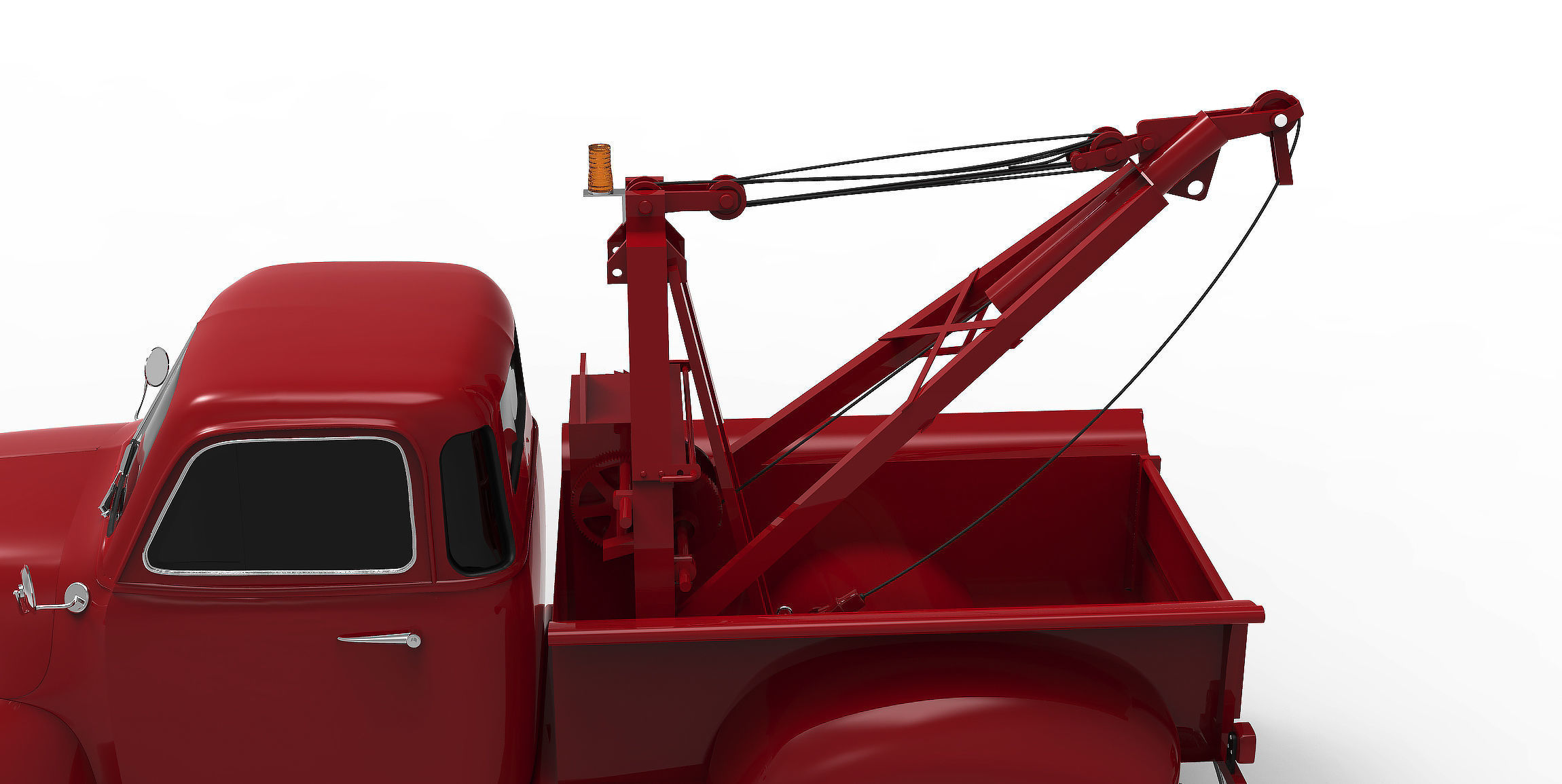 1953 CHEVROLET WRECKER 3100 TOW TRUCK  3D model_7