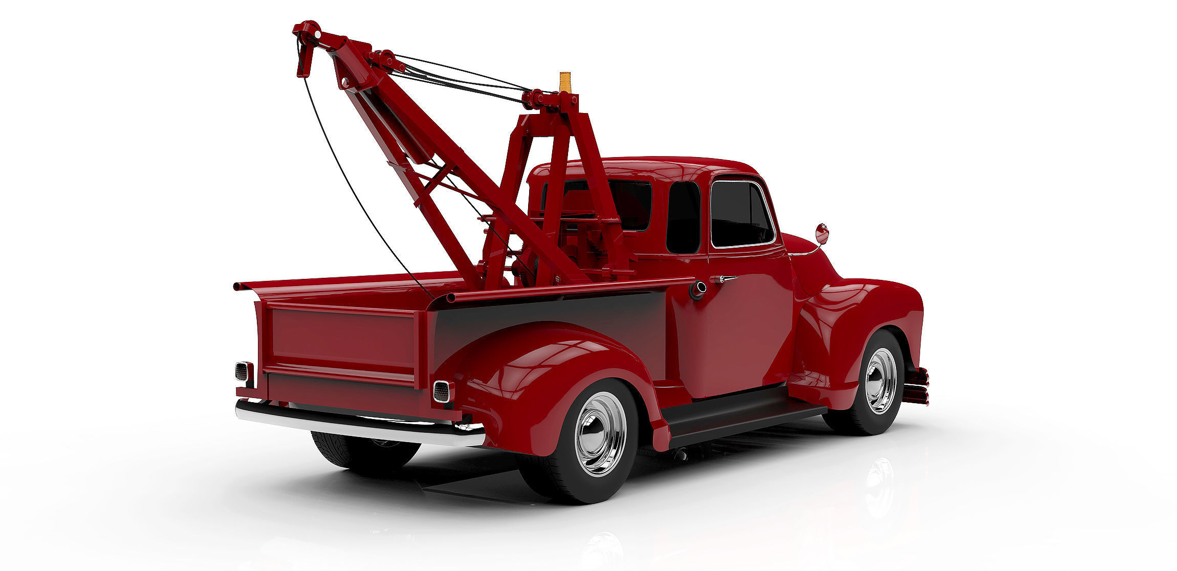 1953 CHEVROLET WRECKER 3100 TOW TRUCK  3D model_1