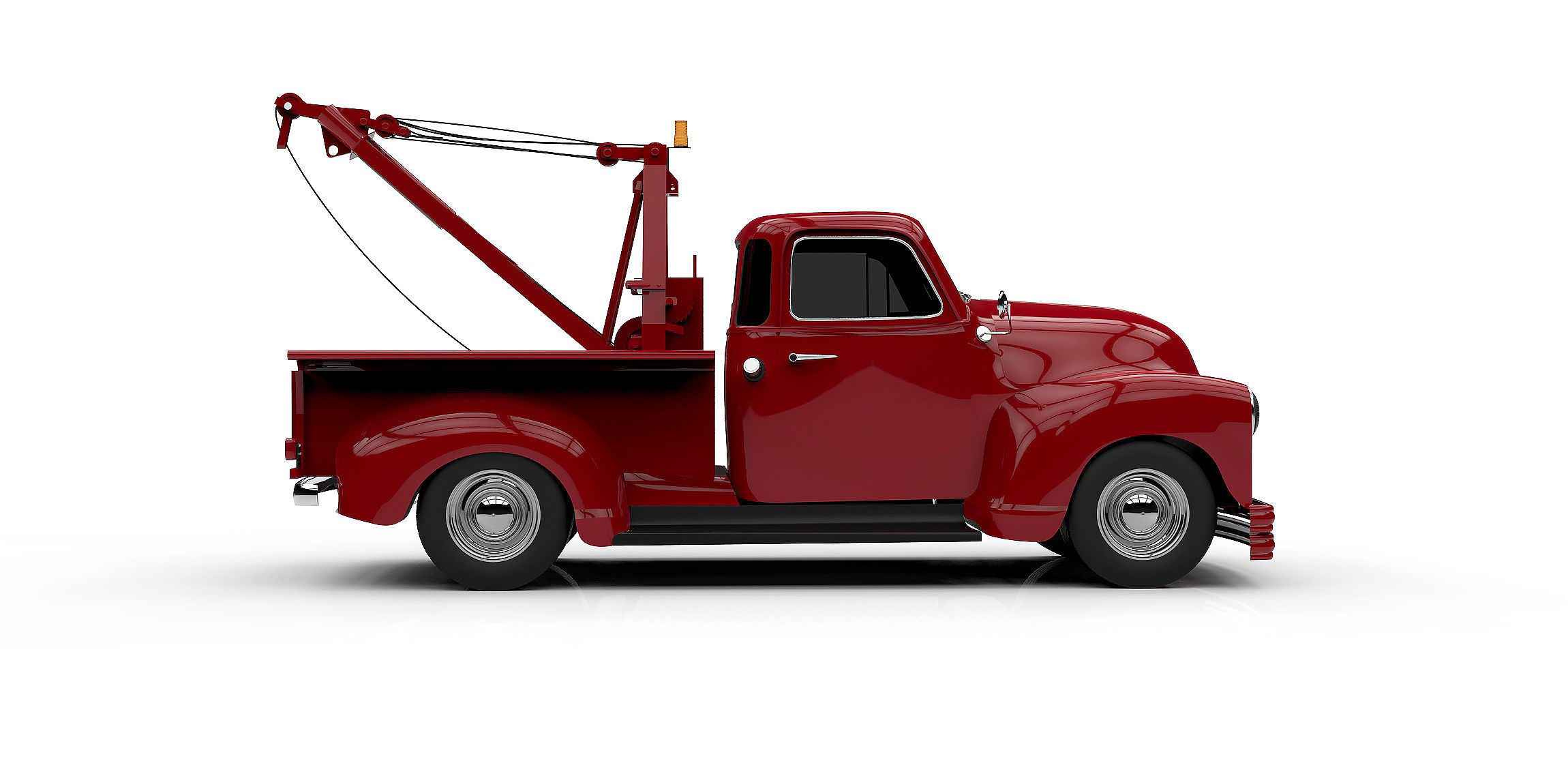 1953 CHEVROLET WRECKER 3100 TOW TRUCK  3D model_12