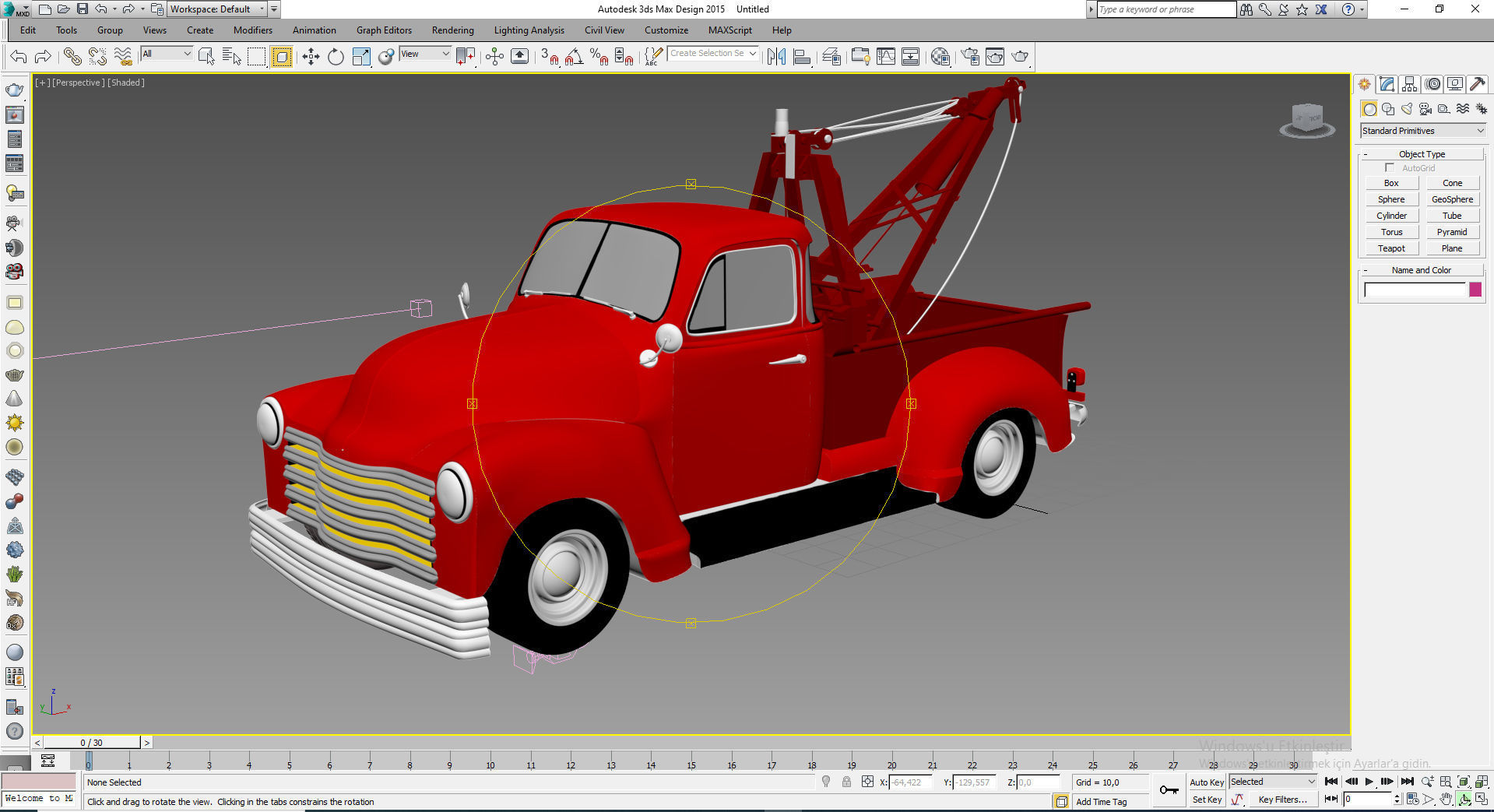 1953 CHEVROLET WRECKER 3100 TOW TRUCK  3D model_16