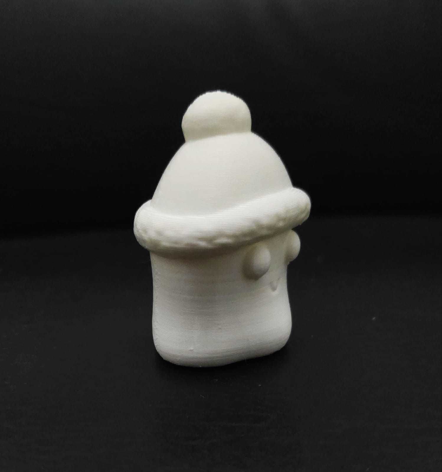 Ghost Winter Cap 3D print model_7