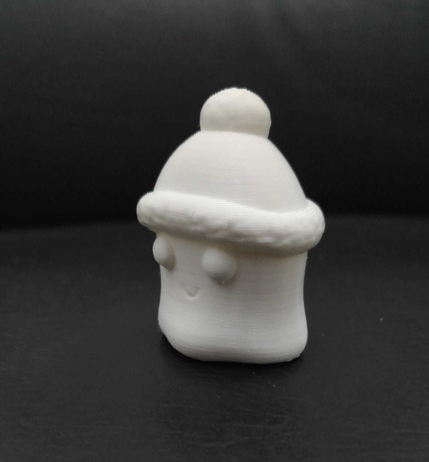 Ghost Winter Cap 3D print model_9