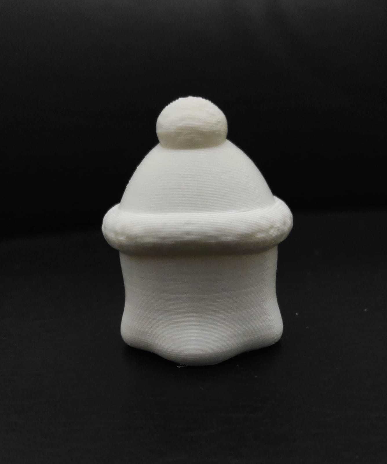 Ghost Winter Cap 3D print model_5