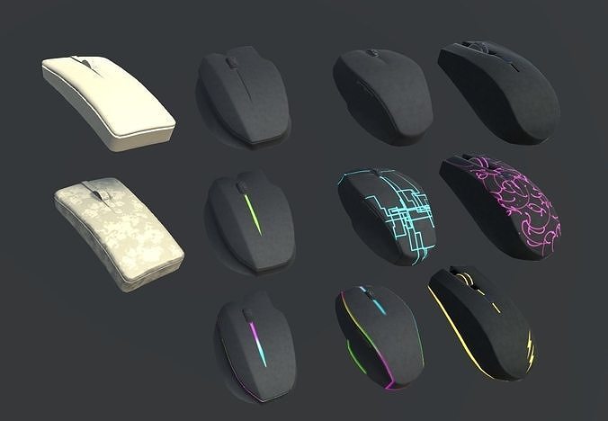 Ultimate Gamer Room Low-poly 3D model 3