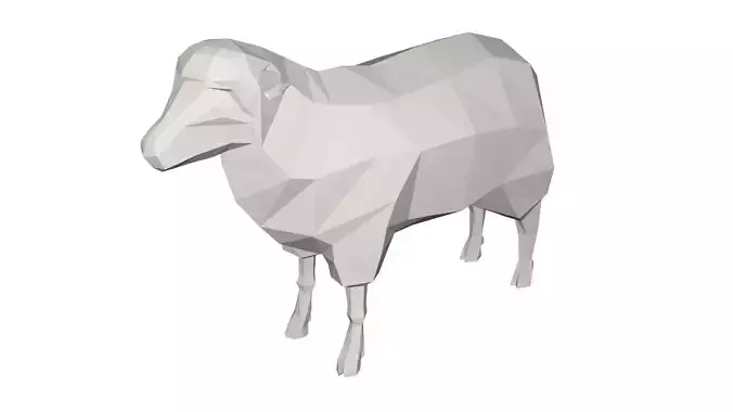 sheep polygonal