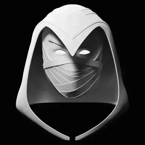 Moon Knight Mask and Hood 3D print model