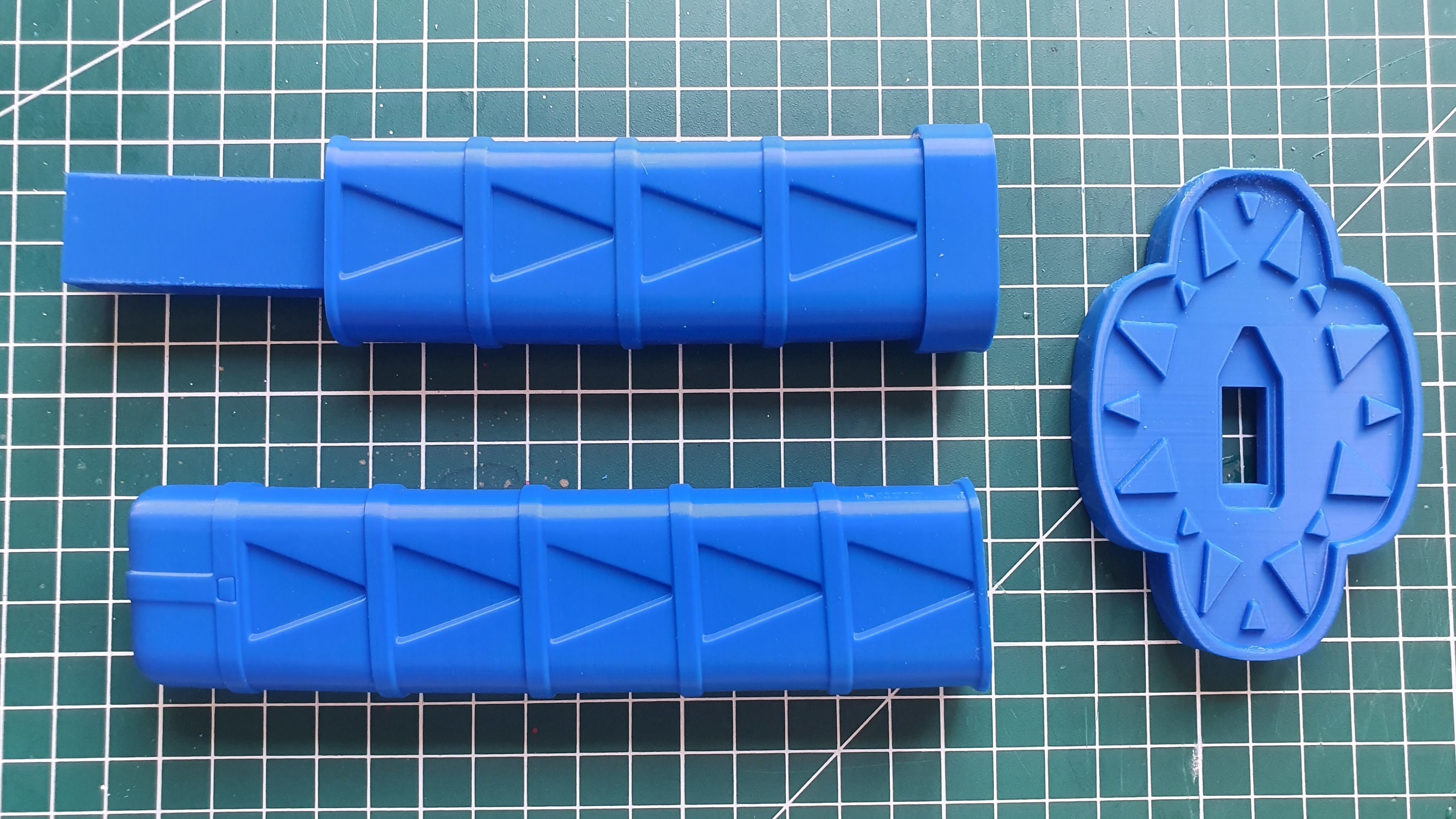 Zenitsu Nichirin Katana - - Demon - Slayer -- 3D Print Ready 3D print model_7