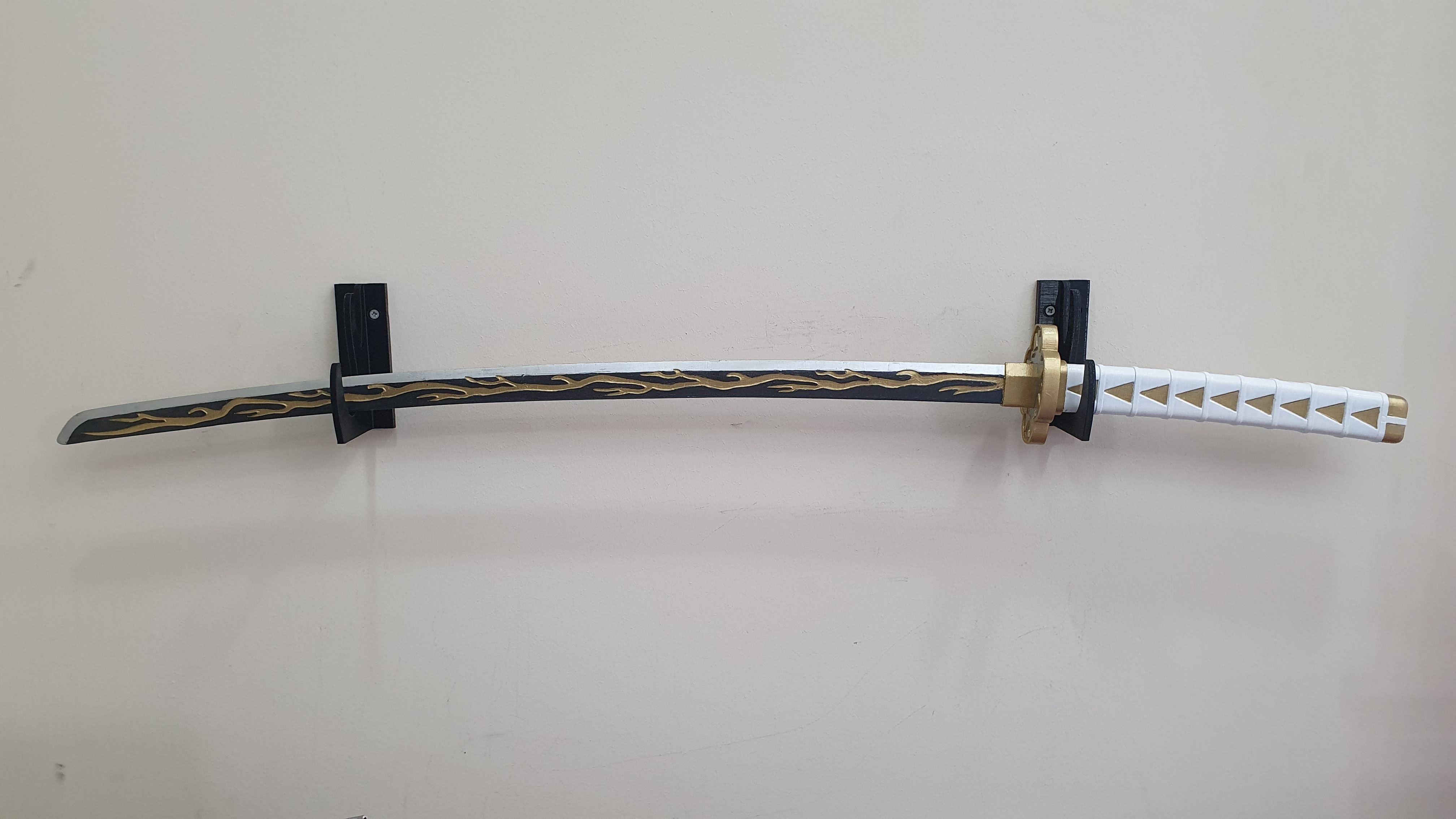 Zenitsu Nichirin Katana - - Demon - Slayer -- 3D Print Ready 3D print model_4