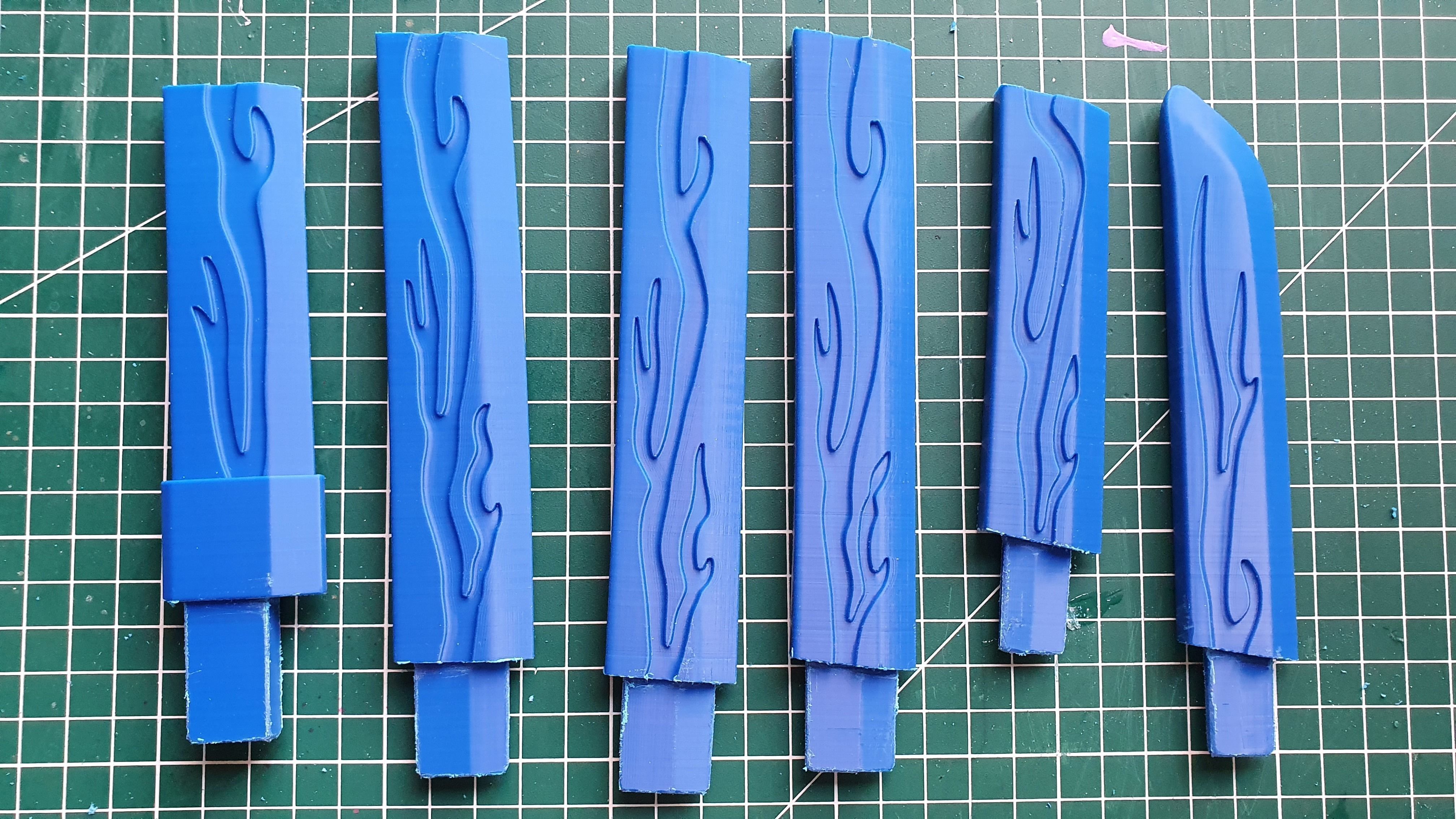 Zenitsu Nichirin Katana - - Demon - Slayer -- 3D Print Ready 3D print model_6