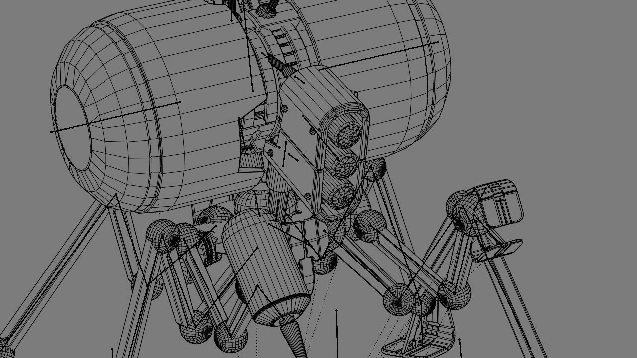 NANO BOT rigged character 3D model_23