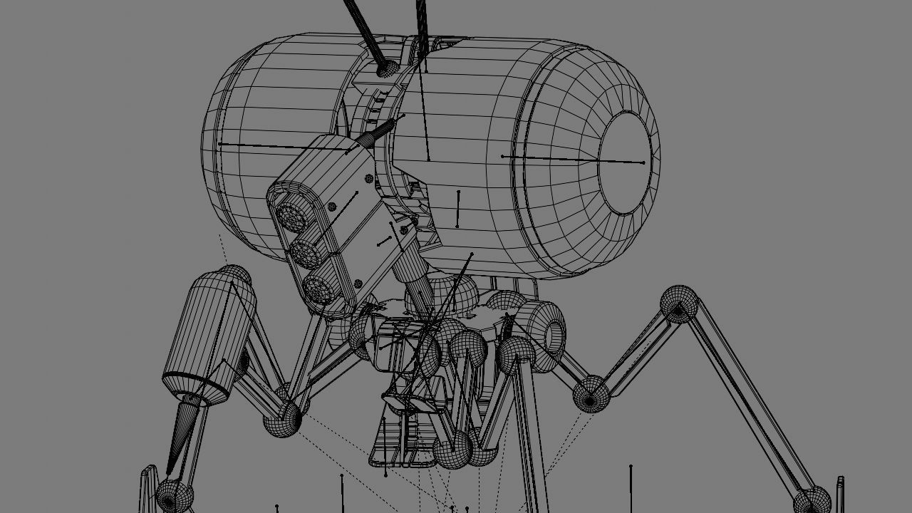 NANO BOT rigged character 3D model_24