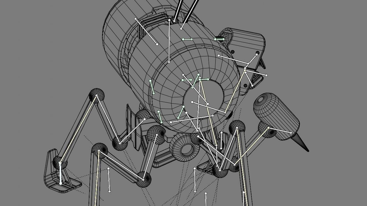 NANO BOT rigged character 3D model_27