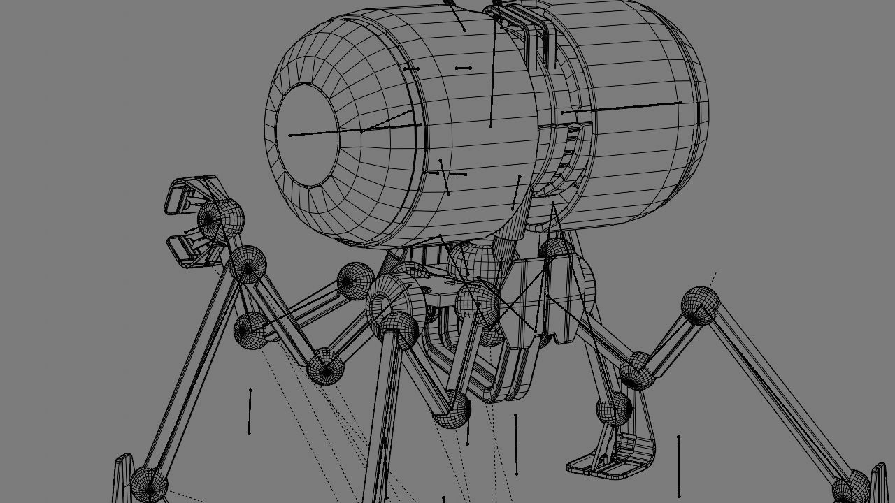 NANO BOT rigged character 3D model_26