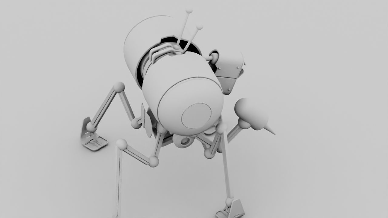 NANO BOT rigged character 3D model_21
