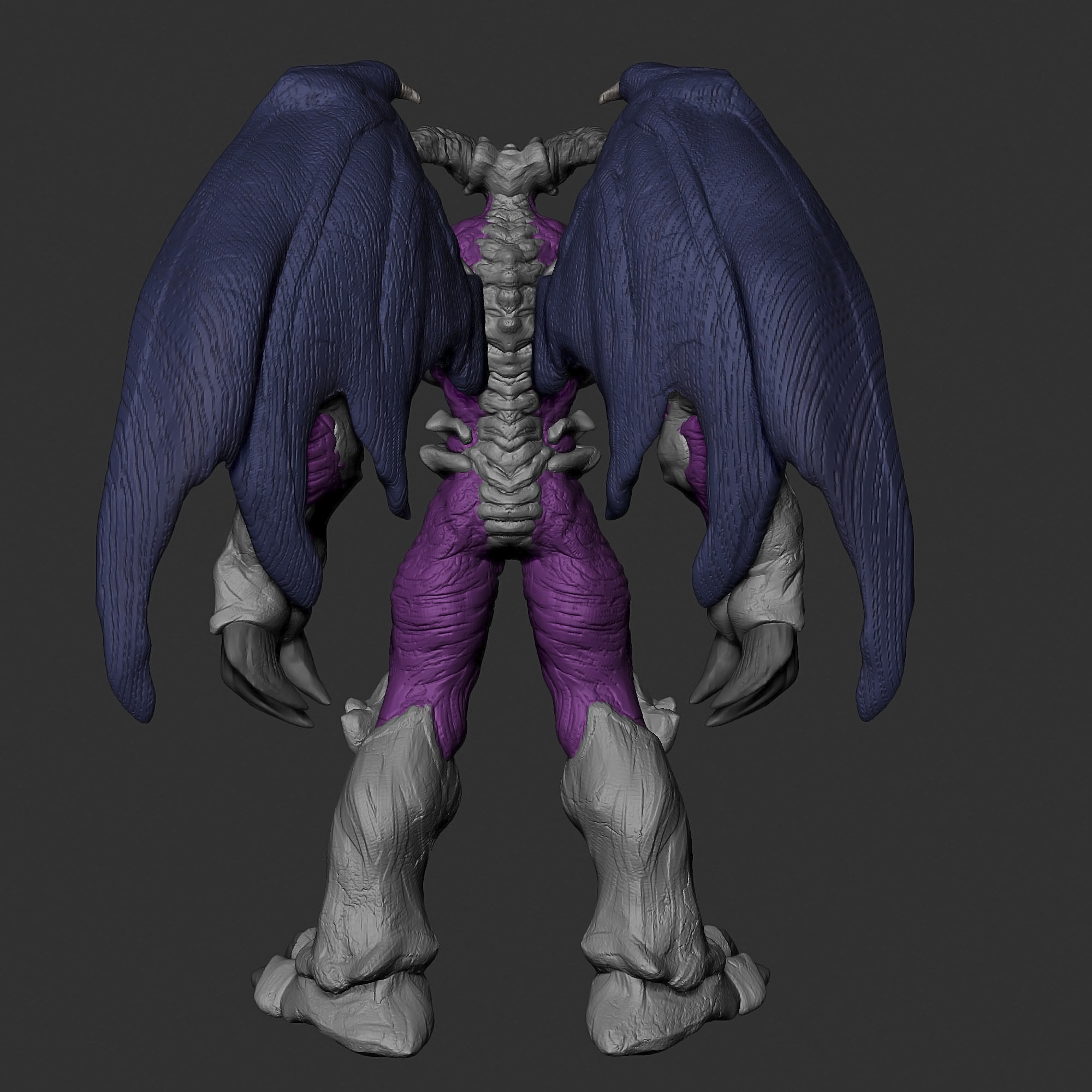 Summoned skull 3D print model yu-gi-oh 3D print model_2