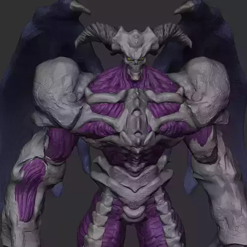 Summoned skull 3D print model yu-gi-oh 3D print model