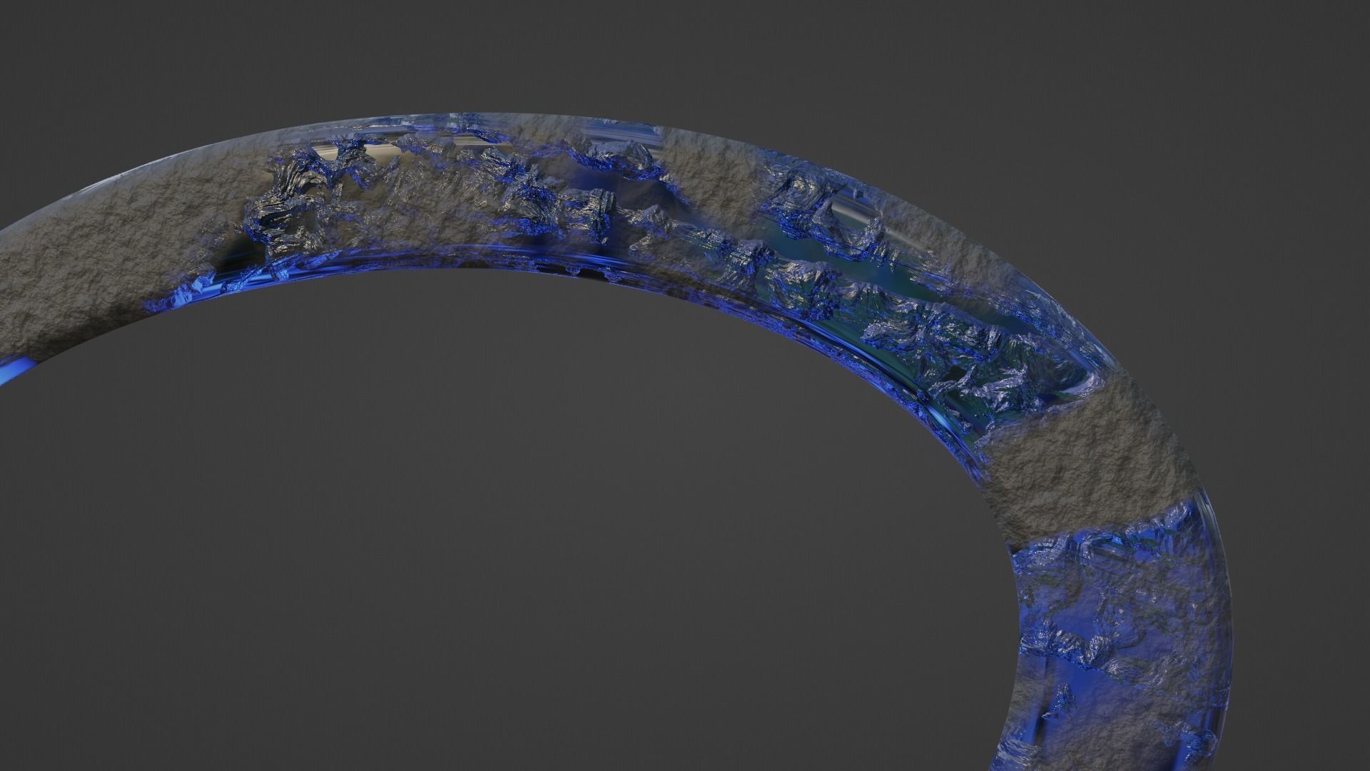 Cronus Sickle - Blue 3D model_7