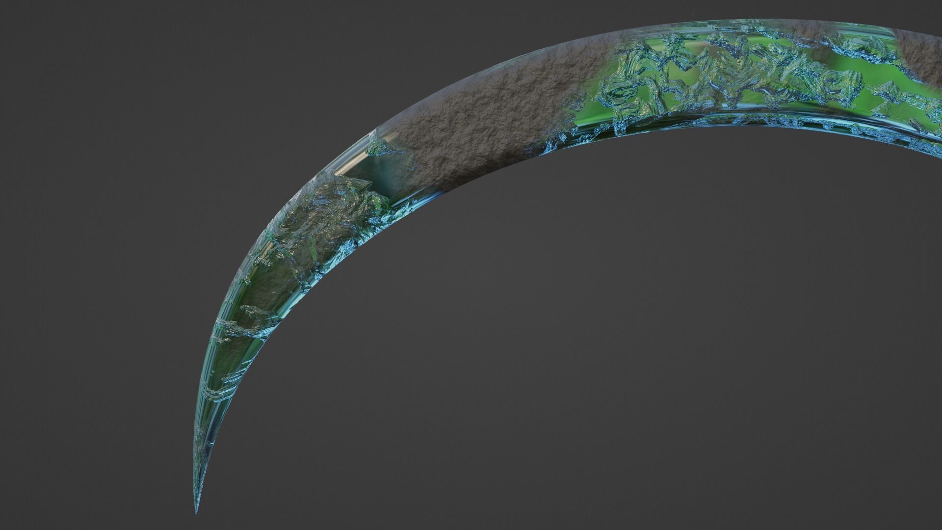 Cronus Sickle - Light Blue 3D model_4