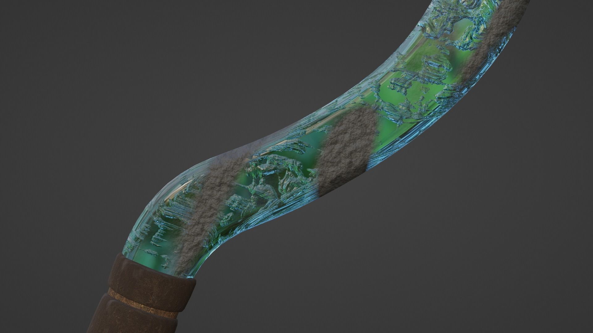 Cronus Sickle - Light Blue 3D model_10
