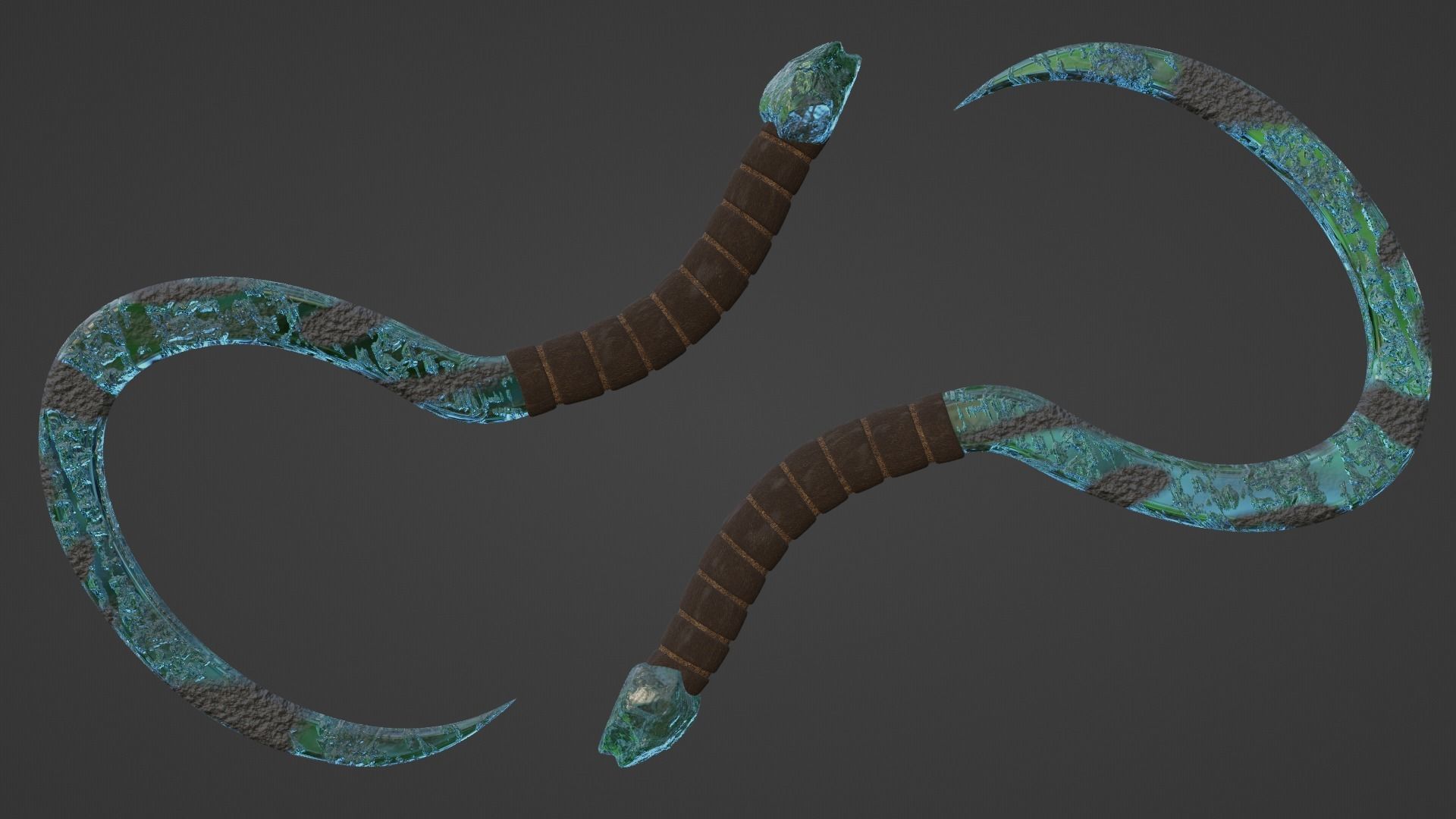 Cronus Sickle - Light Blue 3D model_1