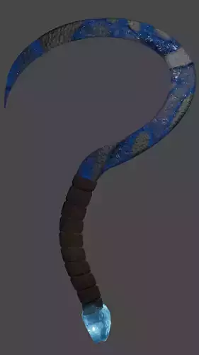 Cronus Sickle - Light Blue 3D model