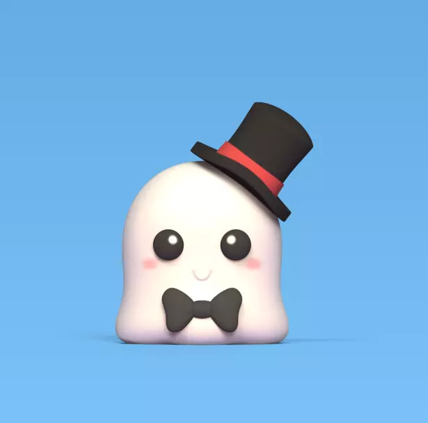 Ghost Gentleman 3D print model_0