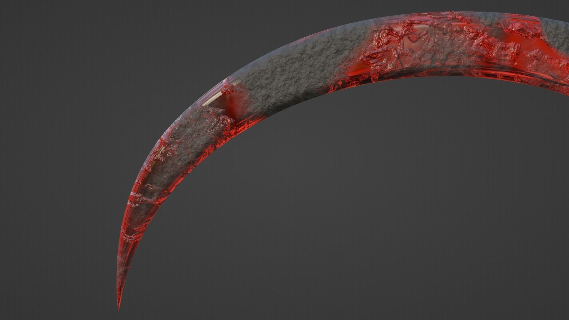 Cronus Sickle - Red 3D model_4