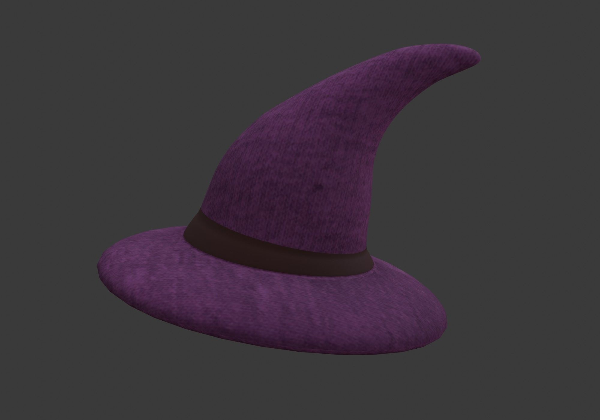 witch hat 3D model_8