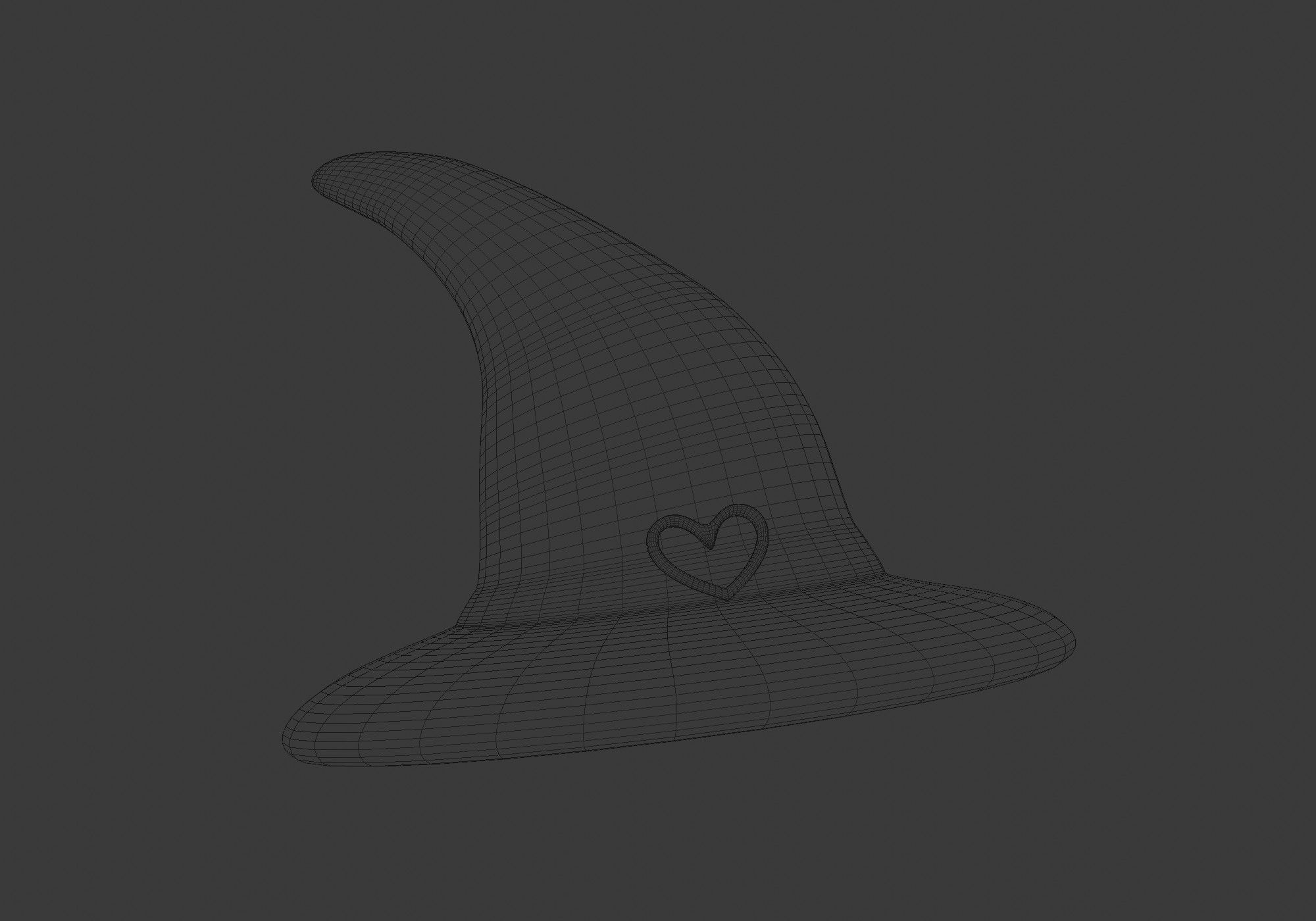 witch hat 3D model_15