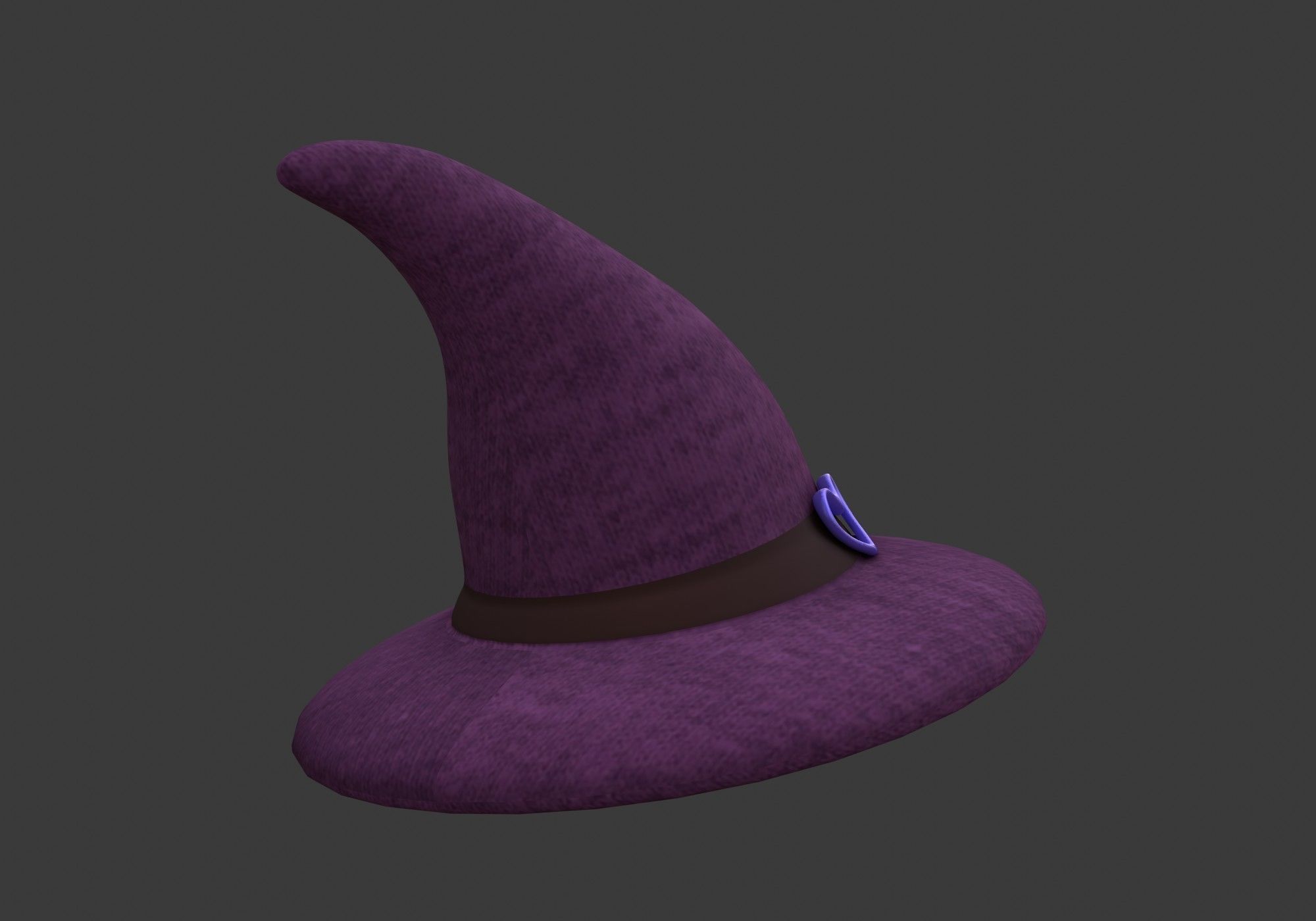witch hat 3D model_6