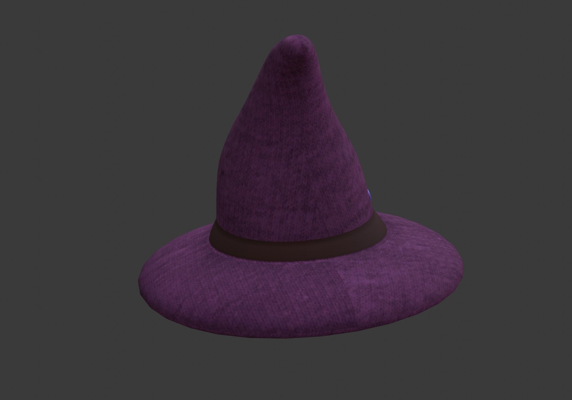 witch hat 3D model_7