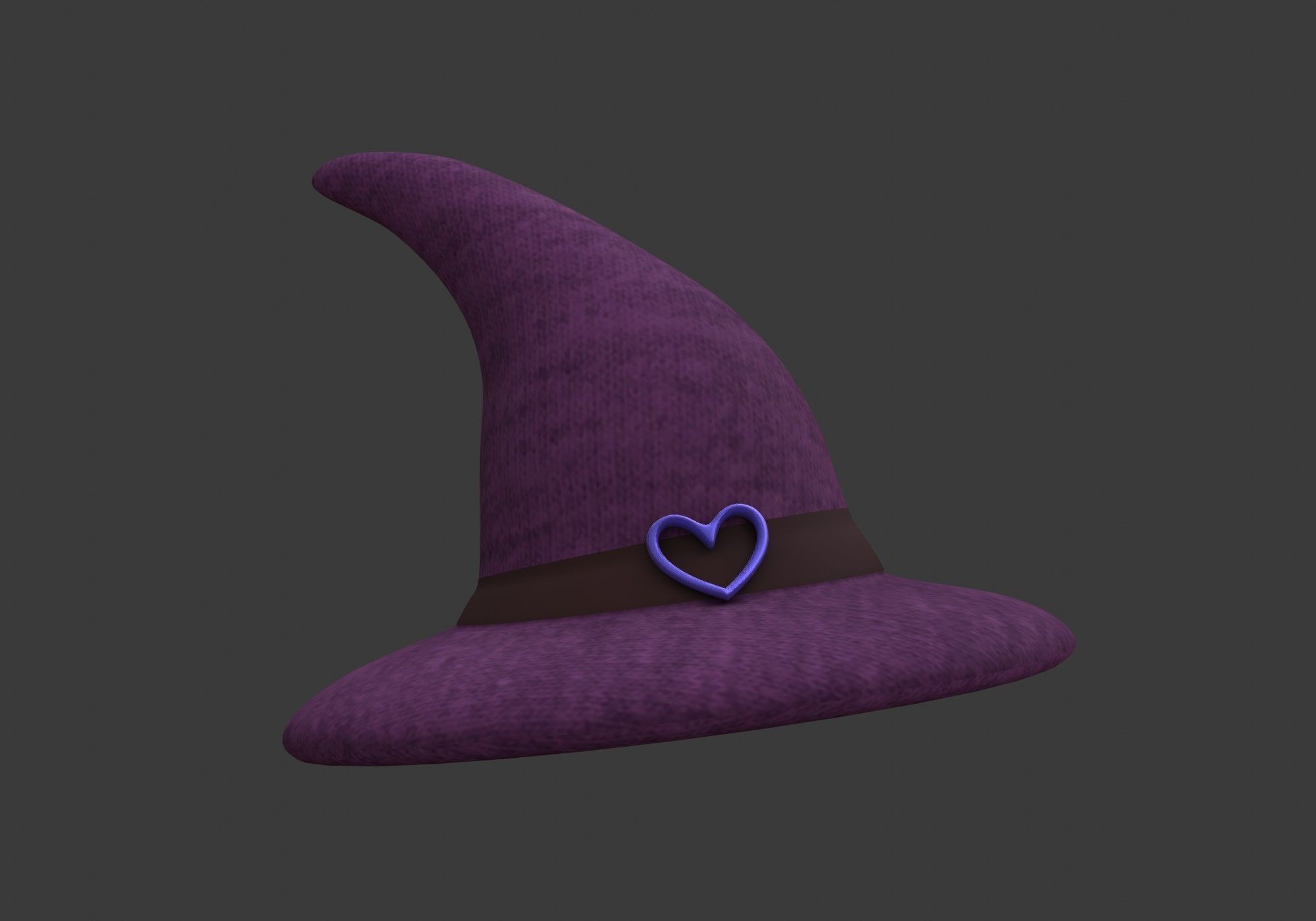 witch hat 3D model_5