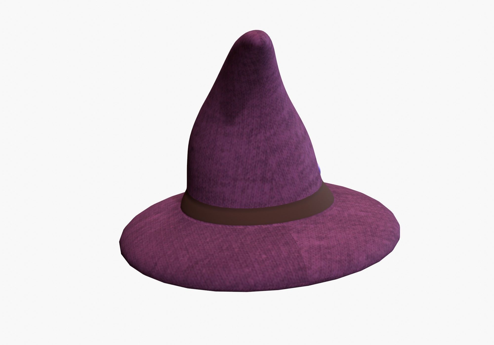 witch hat 3D model_2