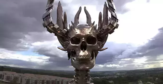 Dragon Crown Horned 5 3D model