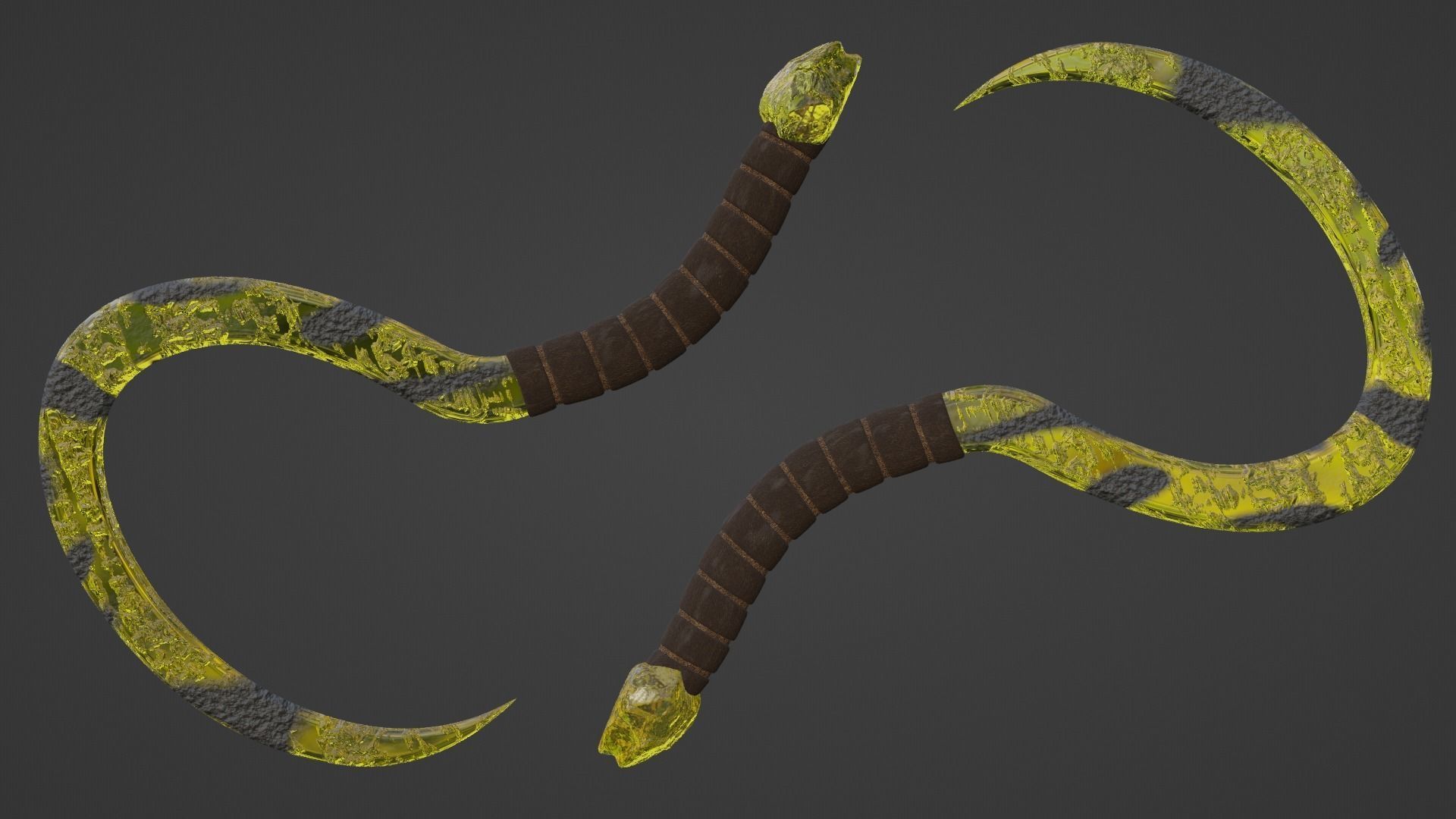 Cronus Sickle - Yellow 3D model_1
