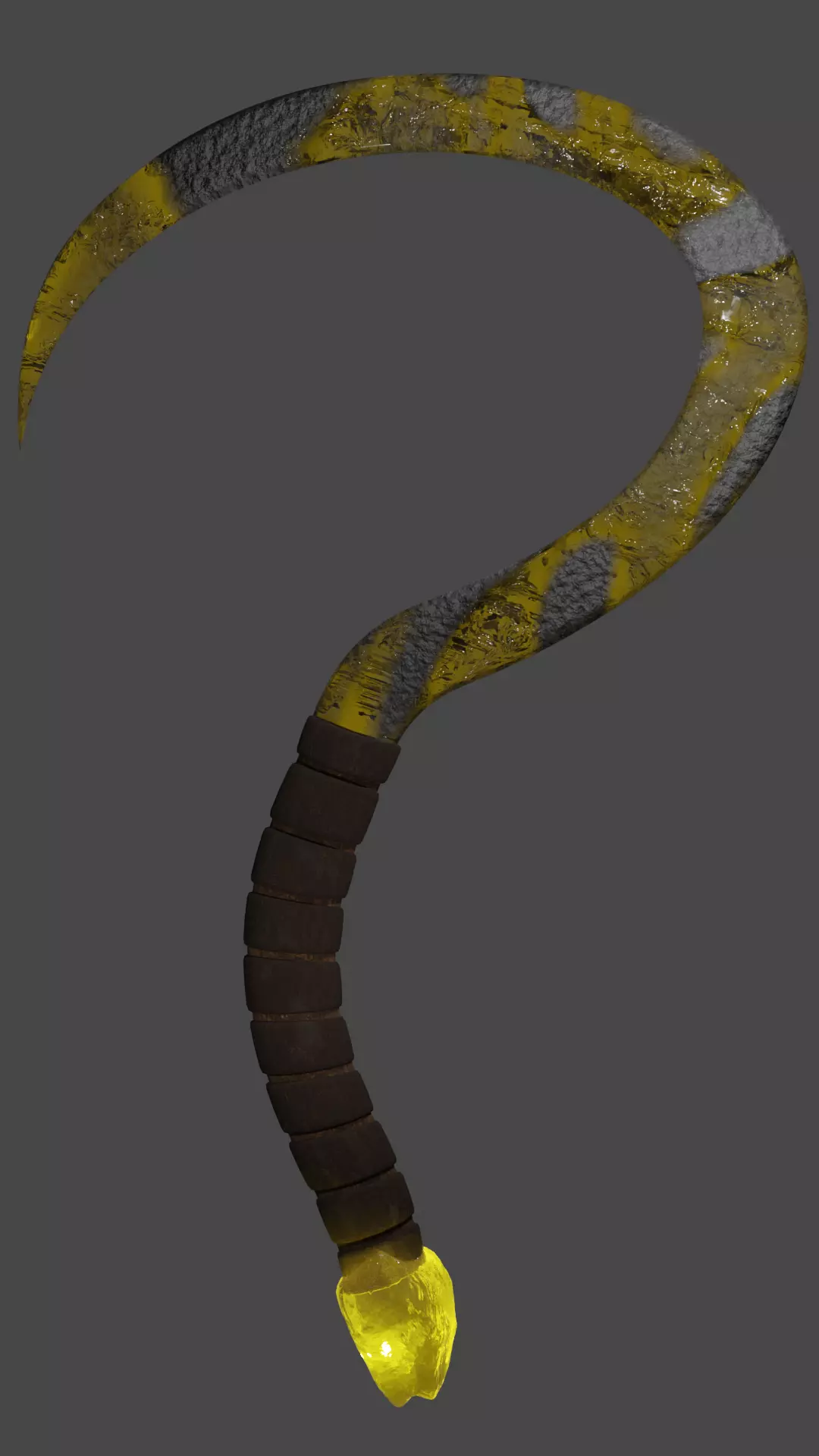 Cronus Sickle - Yellow 3D model_0