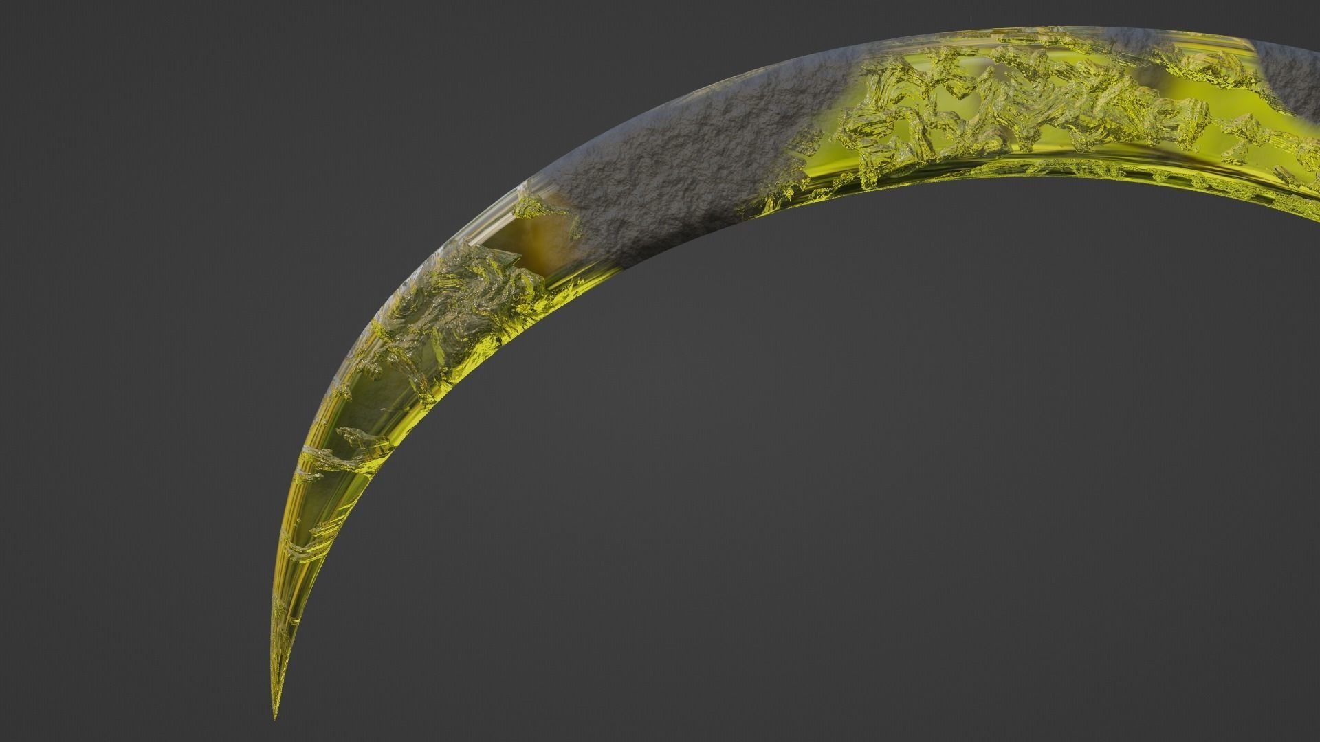 Cronus Sickle - Yellow 3D model_4