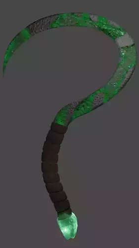 Cronus SIckle - Green 3D model