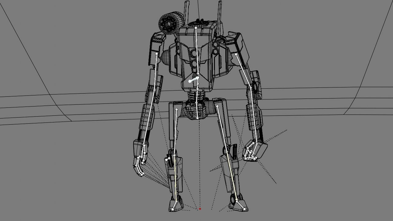 COMBAT DROID rigged character 3D model_28
