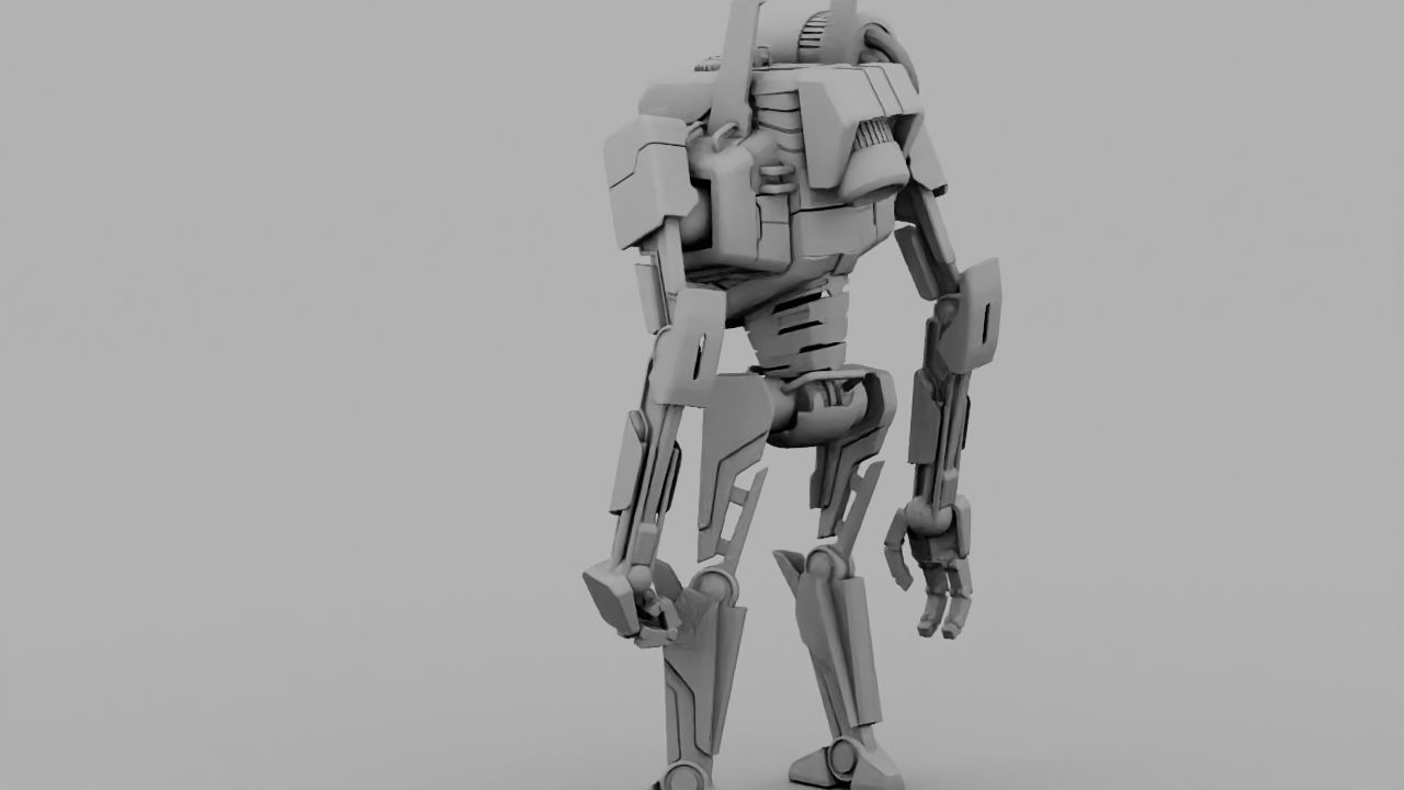 COMBAT DROID rigged character 3D model_18
