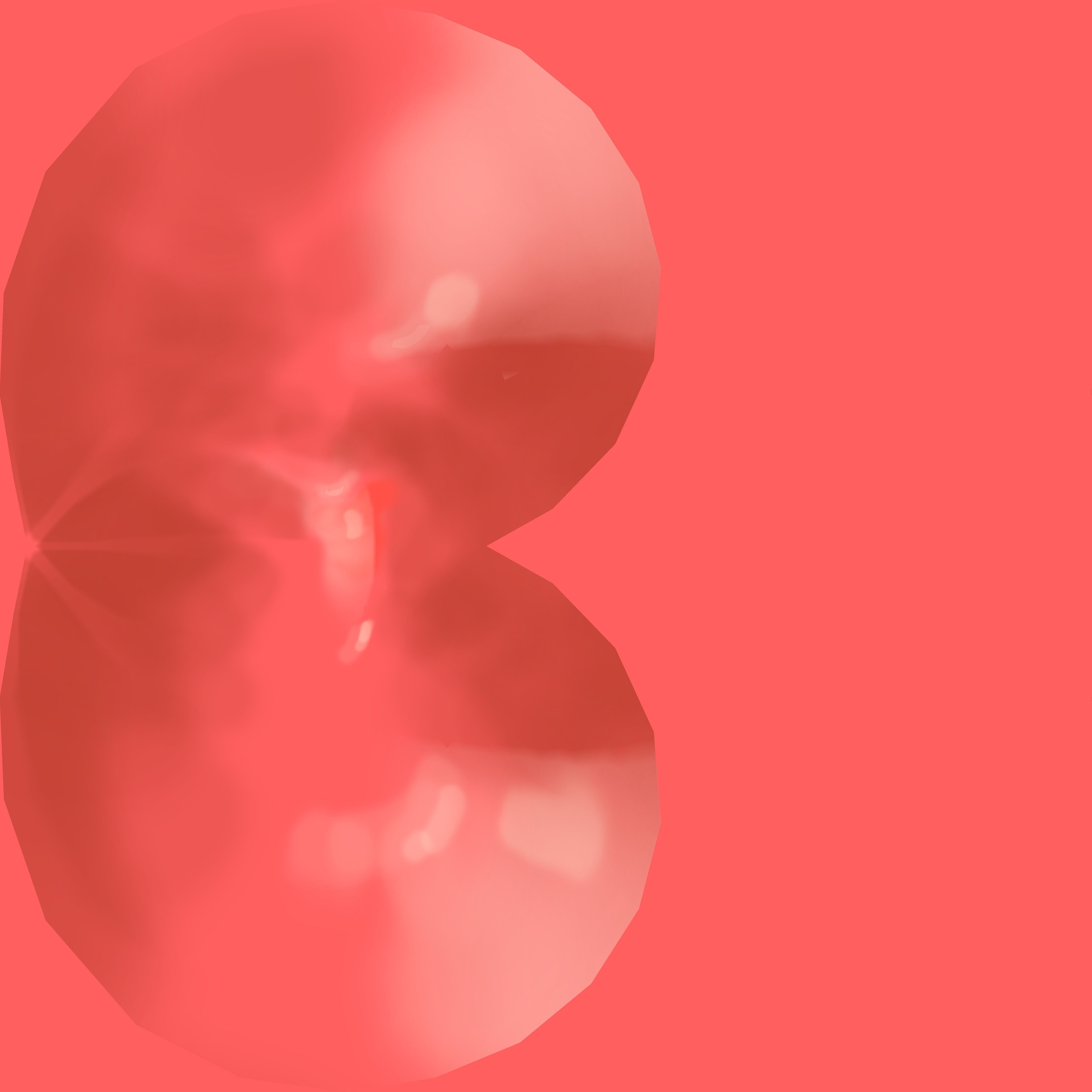 Mother and girl Low-poly 3D model_6