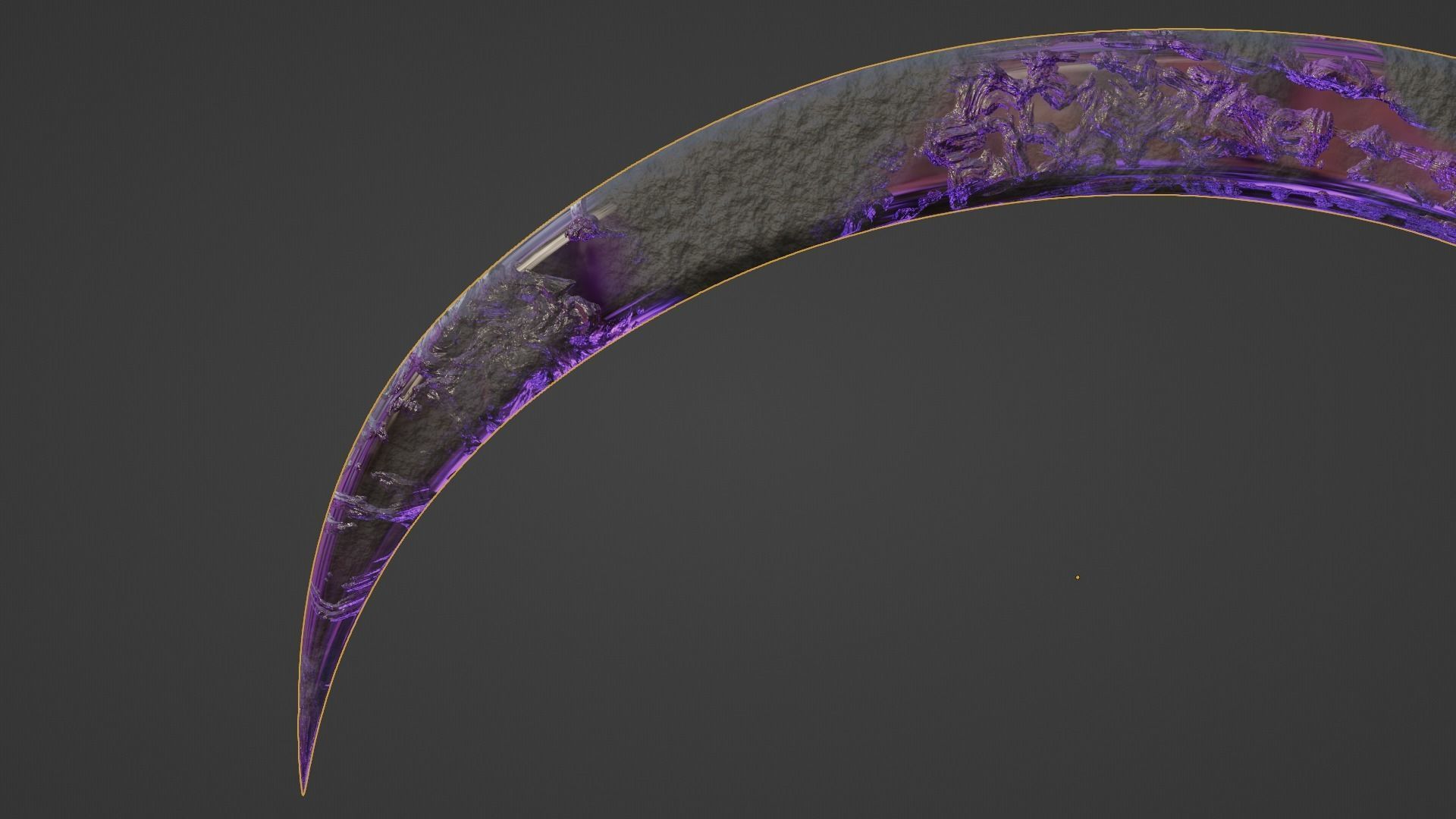 Cronus Sickle - Purple 3D model_4