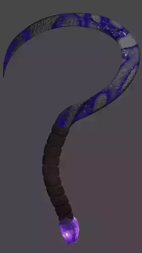 Cronus Sickle - Purple 3D model